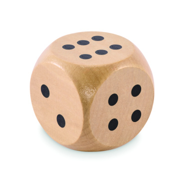 Logotrade advertising product image of: Schima wooden dice 5cm dia
