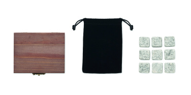 Logo trade promotional product photo of: 9 stone ice cube set in box