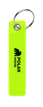 Logo trade promotional items picture of: Reflective key ring in PVC