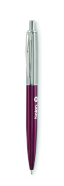 Logo trade business gift photo of: Push button pen in box