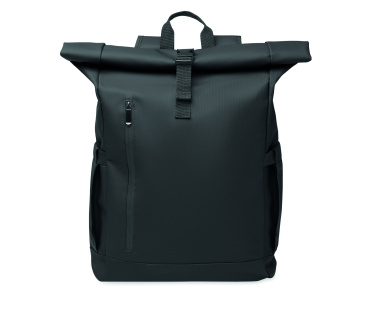 Logo trade promotional giveaways picture of: Rolltop laptop rucksack 600D