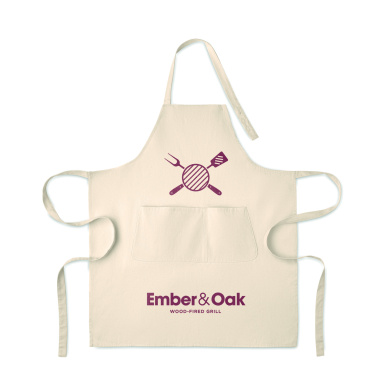 Logo trade promotional products image of: Organic cotton apron 240 gr/m²