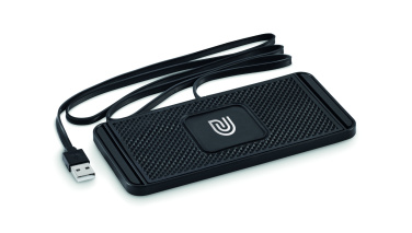 Logo trade business gift photo of: Pad car wireless charger 15W