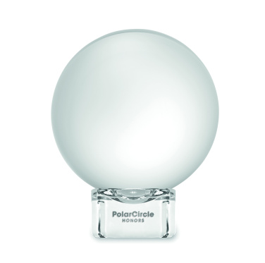 Logo trade promotional products picture of: Glass round award