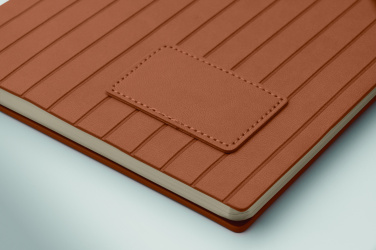 Logotrade promotional gift picture of: A5 notebook in smokey PU