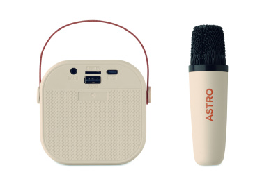 Logo trade business gift photo of: Karaoke set speaker