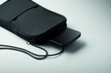 Logo trade promotional gifts picture of: RPET cross body travel pouch