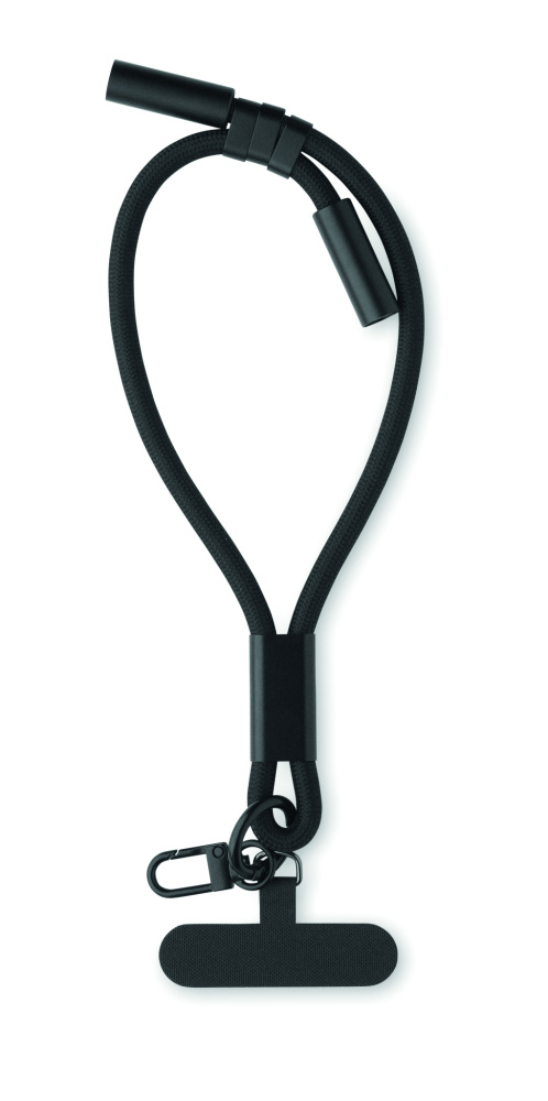 Logo trade promotional merchandise image of: Charging phone wrist strap 60W