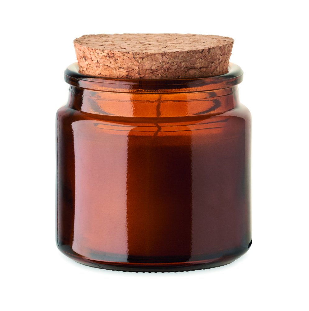 Logo trade promotional merchandise image of: Plant based wax candle 70 gr