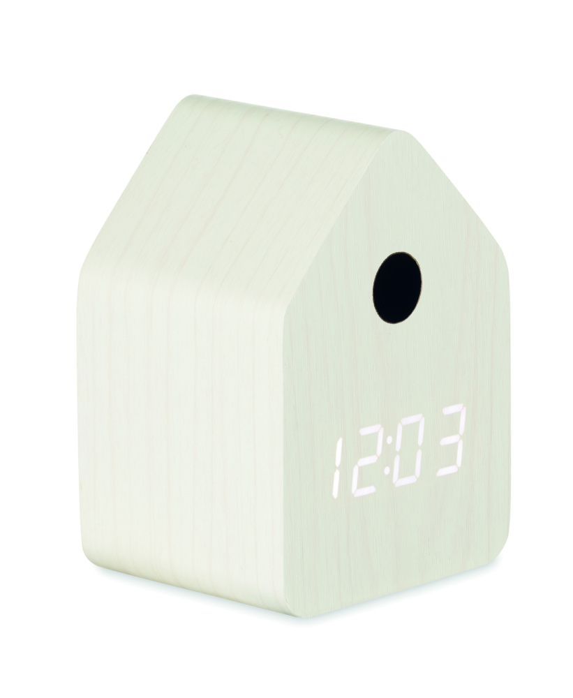 Logo trade promotional product photo of: MDF cuckoo alarm clock