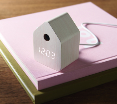 Logotrade promotional merchandise picture of: MDF cuckoo alarm clock