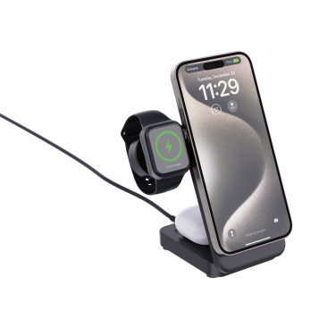 Logotrade advertising product image of: Urban Vitamin Arcadia RCS rplastic 15W 3in1 magnetic charger