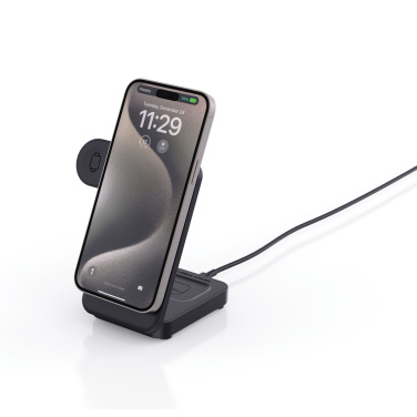 Logotrade promotional merchandise photo of: Urban Vitamin Arcadia RCS rplastic 15W 3in1 magnetic charger