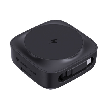 Logo trade business gift photo of: Urban Vitamin Goleta 2-in-1 15W magnetic wireless charger