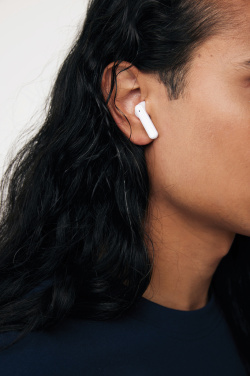 Logo trade promotional item photo of: Tunevo RCS recycled plastic wireless earbuds