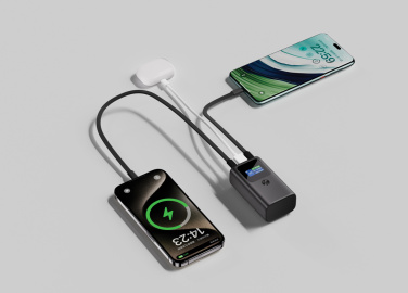 Logo trade promotional products picture of: Urban Vitamin Campbell 55W 10.000mAh pocket powerbank