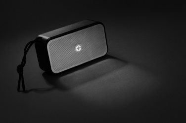 Logotrade promotional item picture of: Swiss Peak RCS recycled aluminium 10W bass speaker