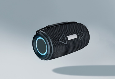 Logo trade corporate gift photo of: Prisma RCS recycled plastic IPX 4 waterpoof 16W speaker