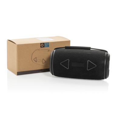 Logo trade advertising products image of: Prisma RCS recycled plastic IPX 4 waterpoof 16W speaker