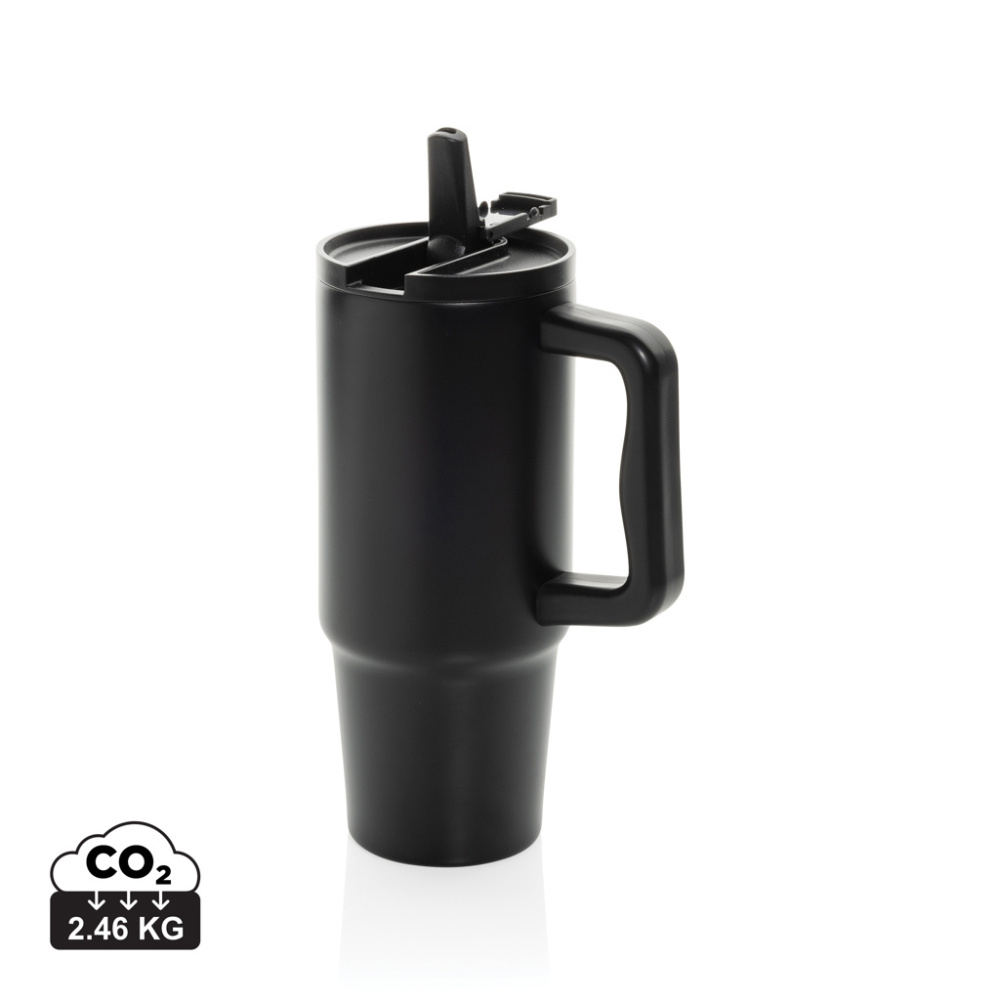 Logo trade promotional items image of: Embrace Leakproof RCS recycled stainless steel tumbler 900ml