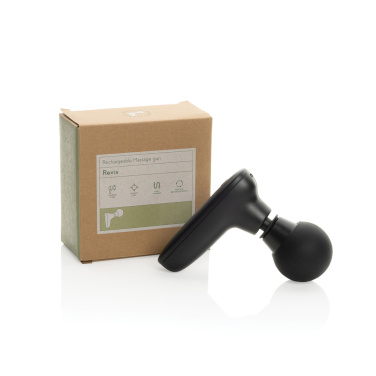 Logo trade promotional items image of: Revix RCS recycled plastic massage gun