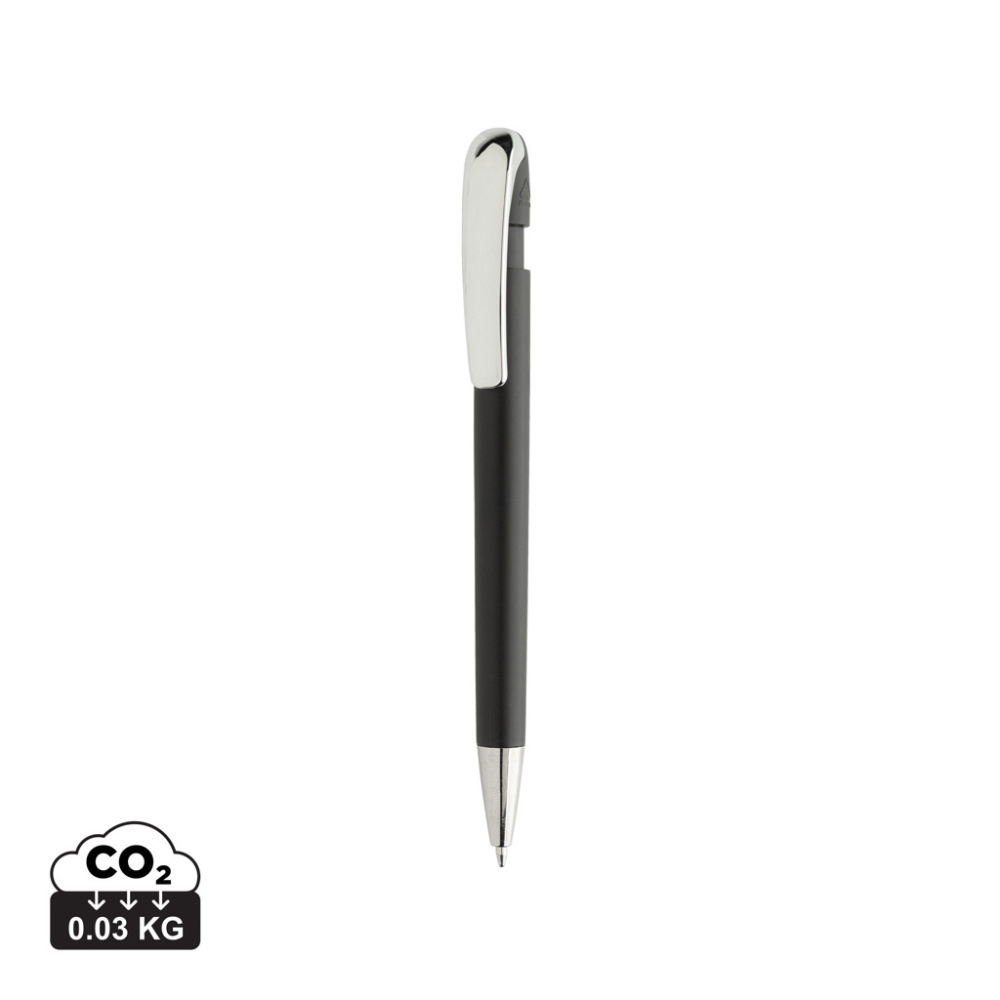 Logotrade promotional giveaway image of: Glide GRS certified R-ABS Metal Clip Pen