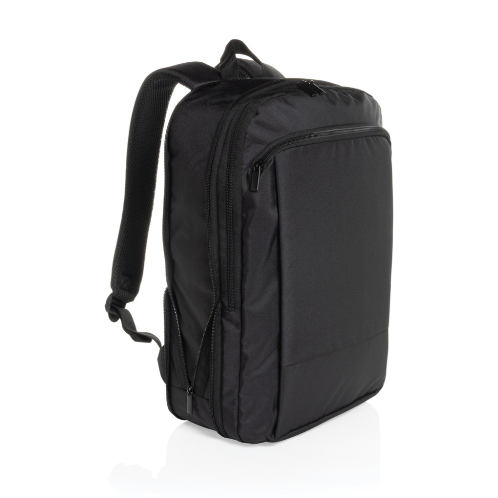 Logotrade promotional item image of: Flexpack Aware™ RPET Expandable Slim 15.6" Laptop Backpack