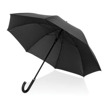 Logotrade promotional product image of: Swiss Peak Vero Aware™ RPET 25” umbrella w luxe handle