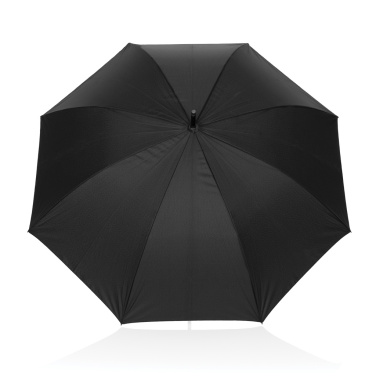 Logotrade corporate gift picture of: Swiss Peak Vero Aware™ RPET 25” umbrella w luxe handle