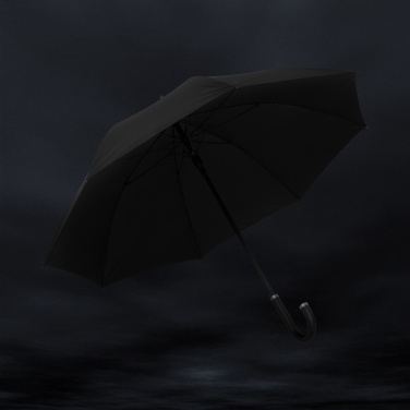 Logotrade promotional gift picture of: Swiss Peak Vero Aware™ RPET 25” umbrella w luxe handle