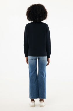 Logo trade promotional giveaways image of: IQONIQ Elgon recycled cotton quarter zip sweater