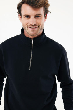 Logo trade promotional items picture of: IQONIQ Elgon recycled cotton quarter zip sweater