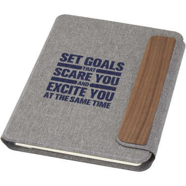 Logo trade business gift photo of: Andean A5 RCS recycled portfolio