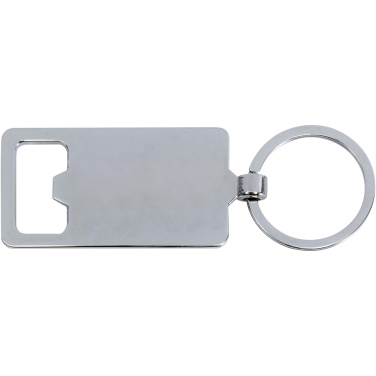Logo trade promotional giveaways image of: Snapper bamboo keychain with bottle opener