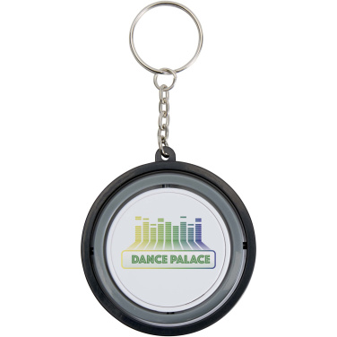 Logo trade corporate gift photo of: Spinx recycled plastic gyroscope fidget keychain