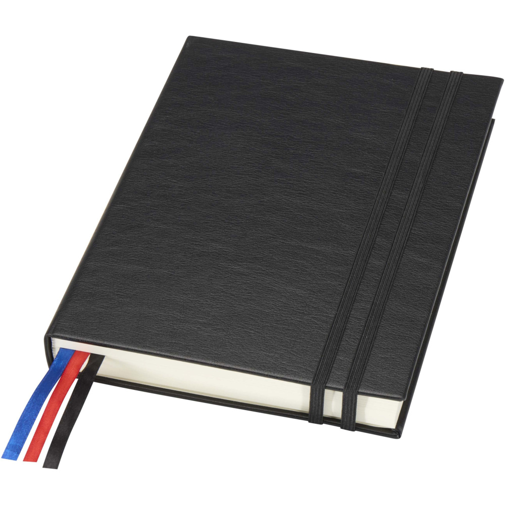 Logo trade business gift photo of: Alder A5 hard cover notebook