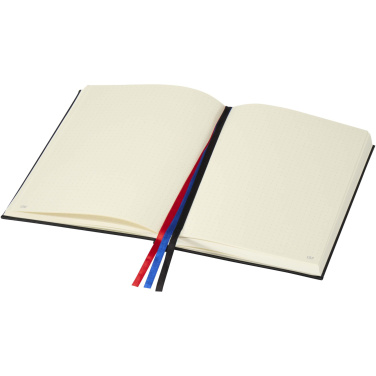 Logo trade corporate gifts picture of: Alder A5 hard cover notebook