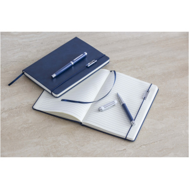 Logo trade promotional gift photo of: Legato Elegance A5 hard cover notebook and rollerball pen set