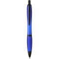 Nash recycled plastic ballpoint pen with black trims (black ink), Royal blue