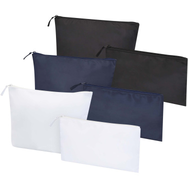 Logo trade promotional products image of: Swift GRS recycled toiletry bag set
