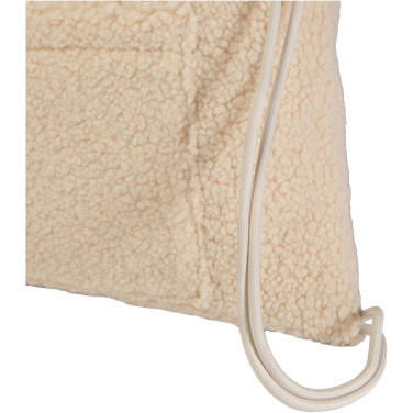Logotrade promotional giveaway image of: Bear GRS recycled sherpa drawstring backpack 9L