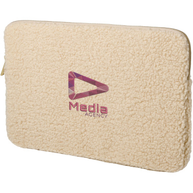 Logo trade promotional merchandise picture of: Bear 13" GRS recycled sherpa laptop sleeve 2L