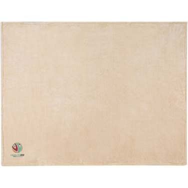 Logotrade promotional products photo of: Ashen GRS recycled sherpa blanket