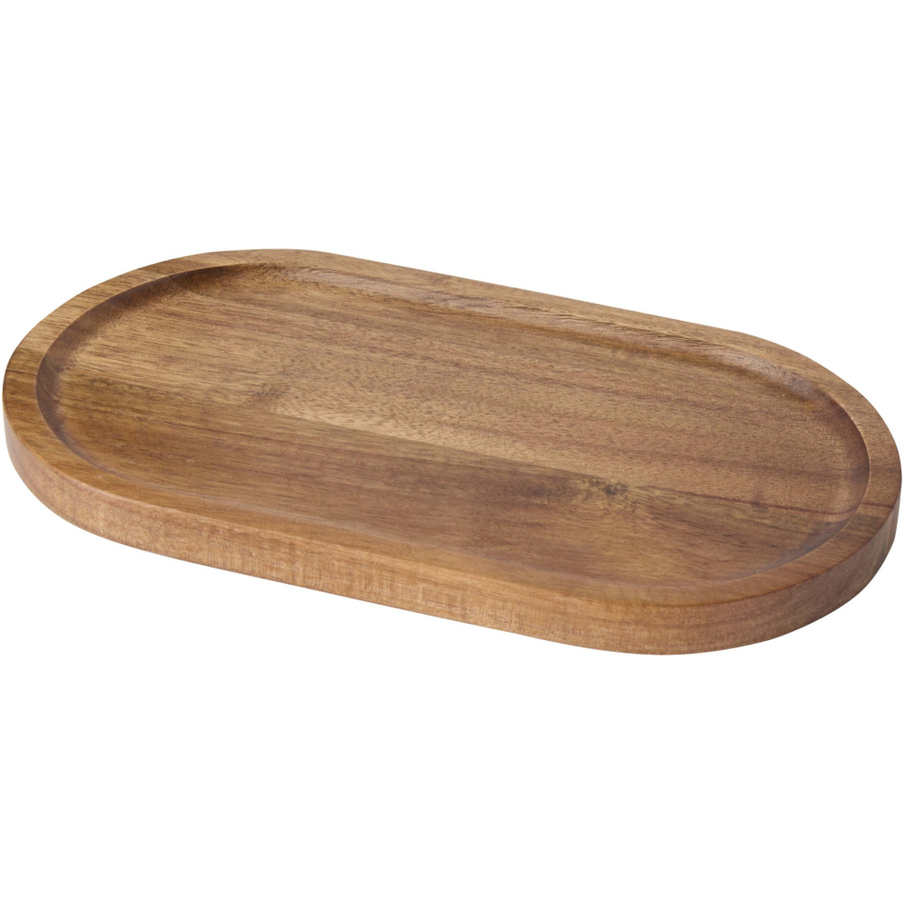 Logo trade advertising products image of: Edge acacia wood serving tray