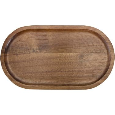 Logo trade promotional product photo of: Edge acacia wood serving tray