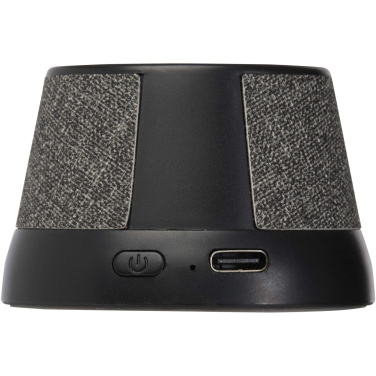 Logo trade promotional gifts picture of: Horna 3W recycled plastic magnetic wireless speaker