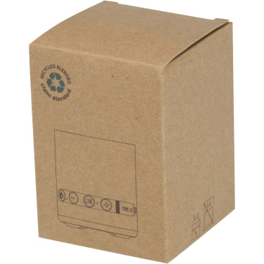 Logo trade promotional gifts picture of: Hunor 3W recycled plastic wireless speaker