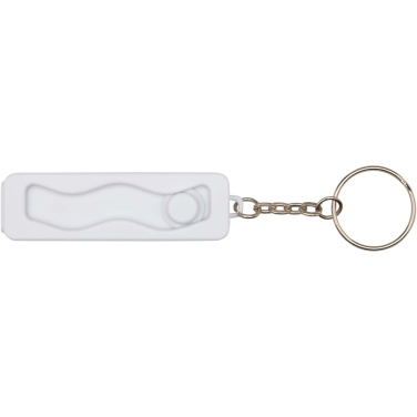 Logotrade promotional gift image of: Aggia recycled plastic phone stand with fidget toy