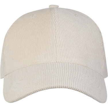 Logotrade business gift image of: Hutton 6 panel recycled corduroy cap