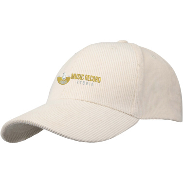 Logotrade advertising product image of: Hutton 6 panel recycled corduroy cap